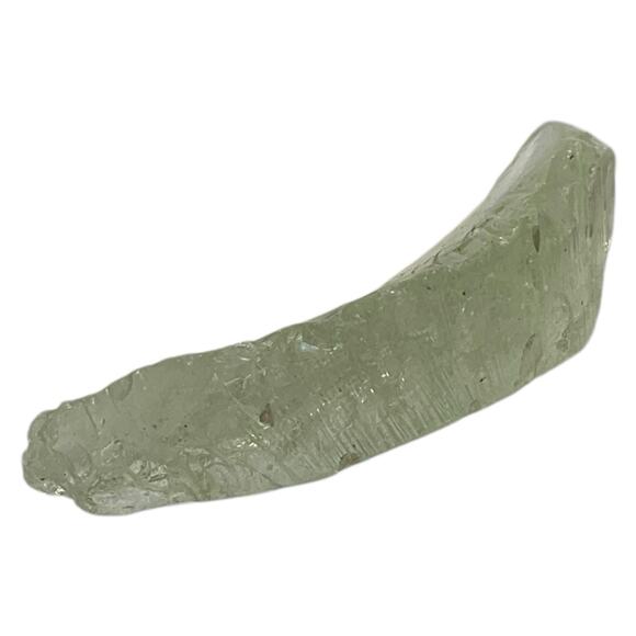 Clear Translucent Bubbled Art Glass Cullet Glowing Manganese Slag Glass #5GX104 - Picture 4 of 9